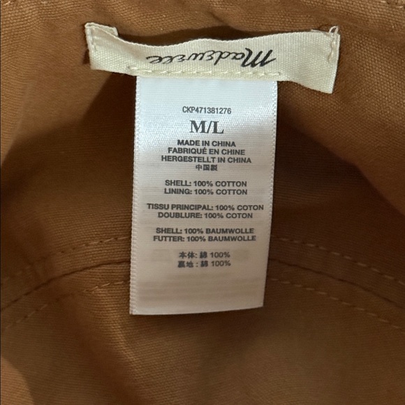 Madewell Checkerboard Bucket Hat - Picture 2 of 2